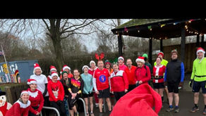 A festive Santa run  for Lashes !