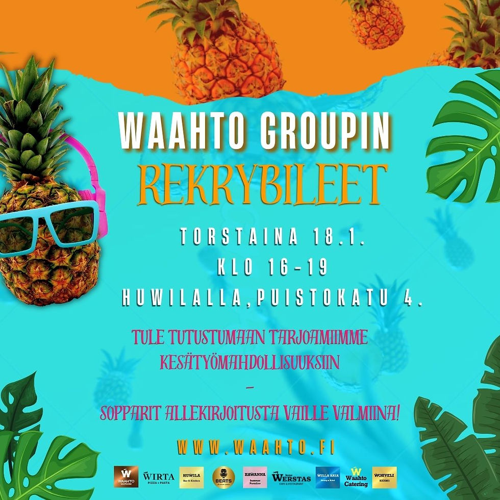 Waahto Groupin Rekrybileet