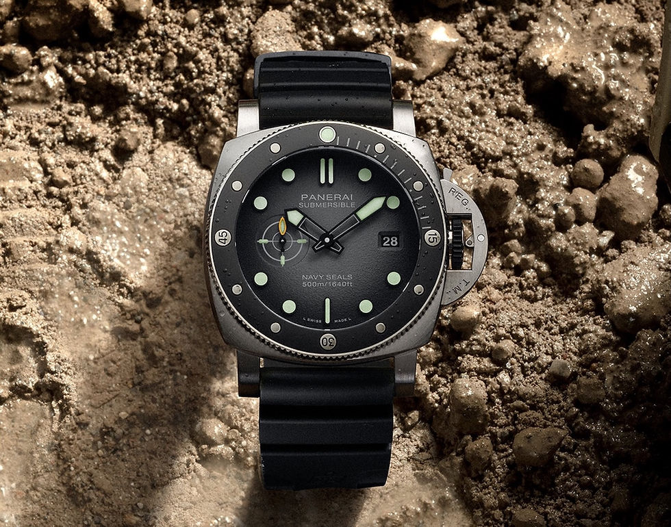 Askeri detaylar ve gelişmiş gece görüşü bir arada: Panerai Submersible Navy SEALs