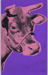 Andy Warhol Pink Cow screenprint silkscreen pop art print for sale