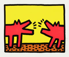 Keith Haring, Pop Shop IV (D), dogs, for sale