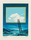 Fanny Brennan Ladder lithograph art print for sale