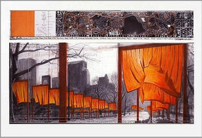 Christo & Jeanne-Claude, The Gates (b), Central Park, print for sale
