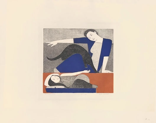 Will Barnet, The Blue Robe, print for sale