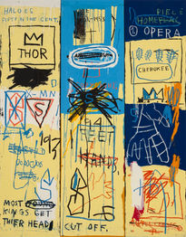 Jean-Michel Basquiat Charles the First art print for sale