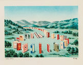 Fanny Brennan Book Circle lithograph art print for sale