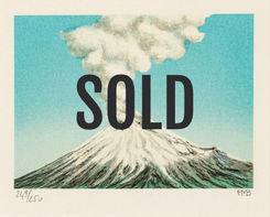Fanny Brennan Letting Off Steam surreal lithograph art print for sale