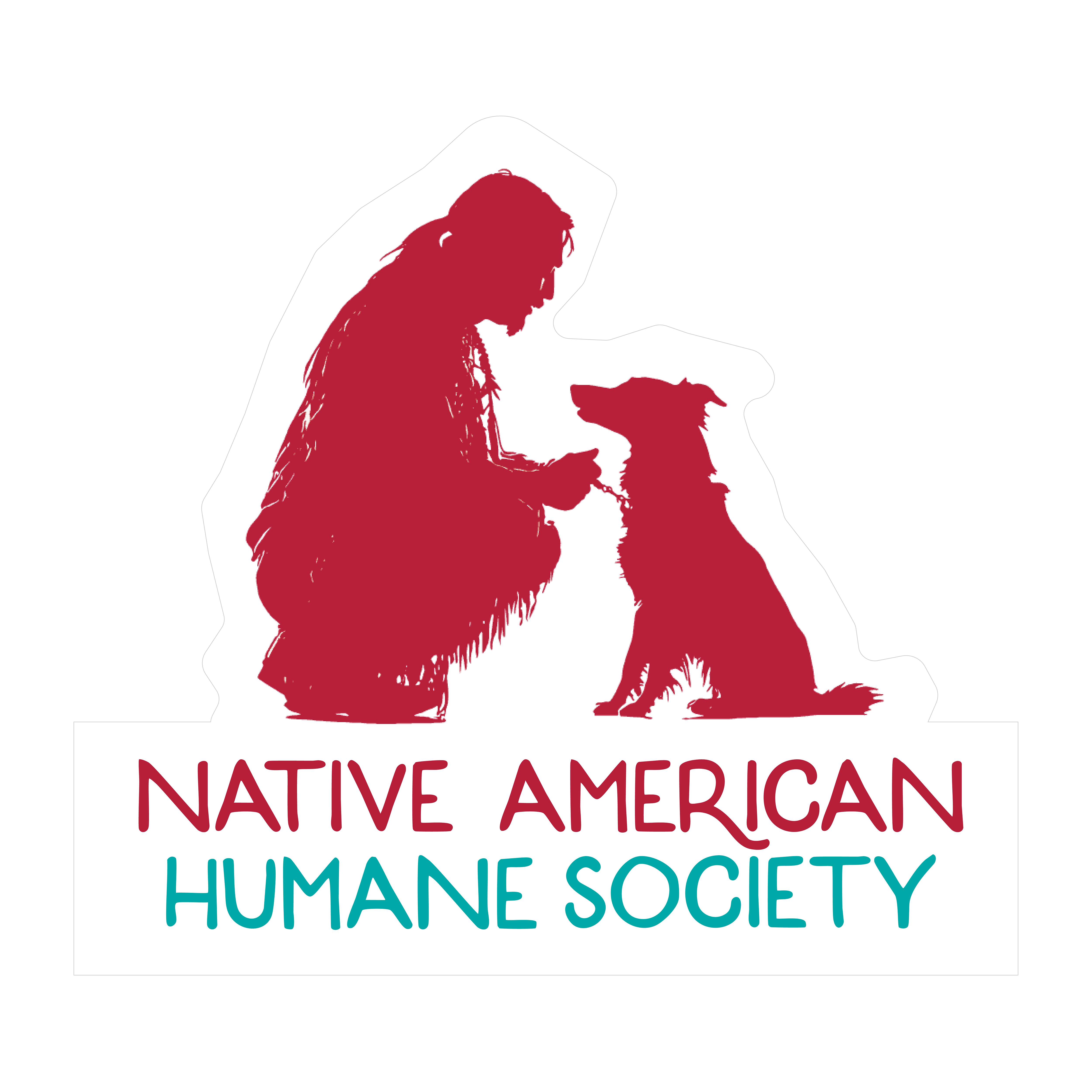 Dude with Dog – Die Cut Sticker