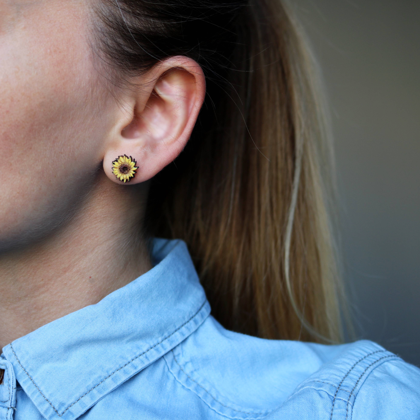 Kolczyki Słoneczniki