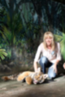 Tracey Murray at Big Cat Rescue Centre in USA