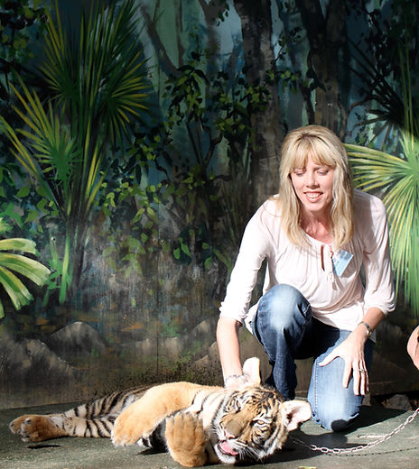Tracey Murray at Big Cat Rescue Centre in USA