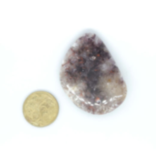 Amethyst Flowers Palm stone - Wave Hill
