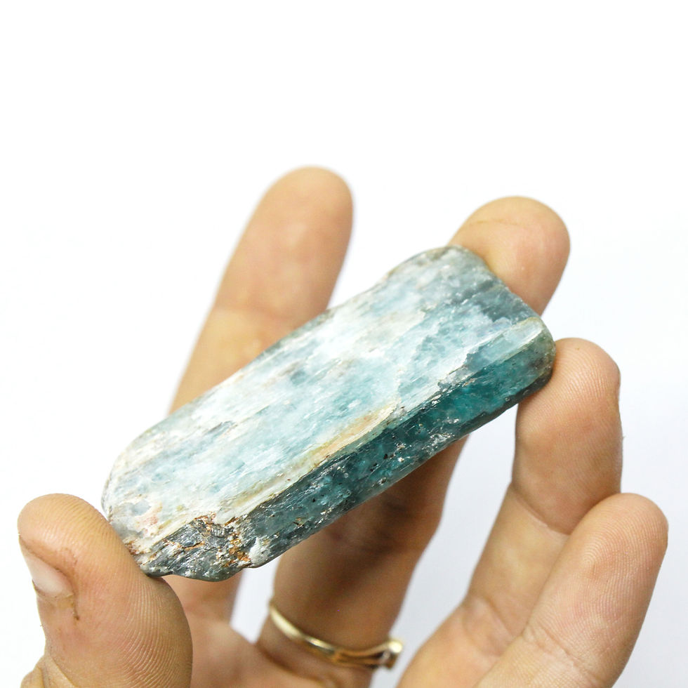 Thumbnail: Chunky Ocean Kyanite with Mica - Harts Range