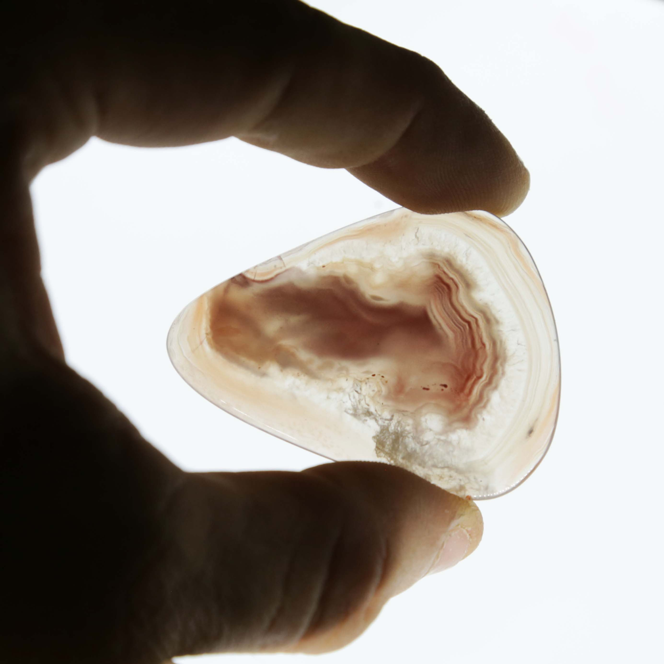 Thin Agate slice - Agate Creek QLD