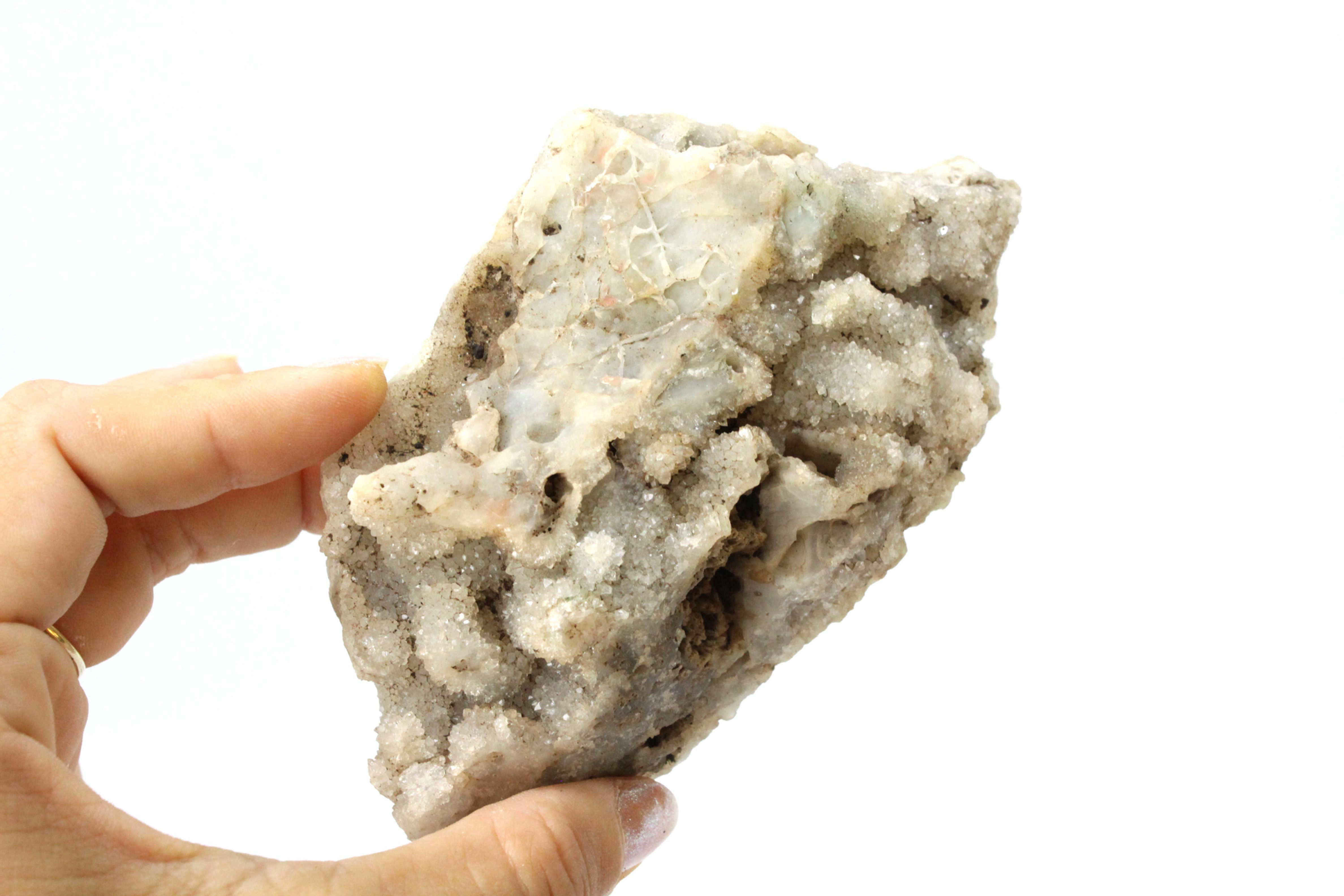Chalcedony Druzy cluster