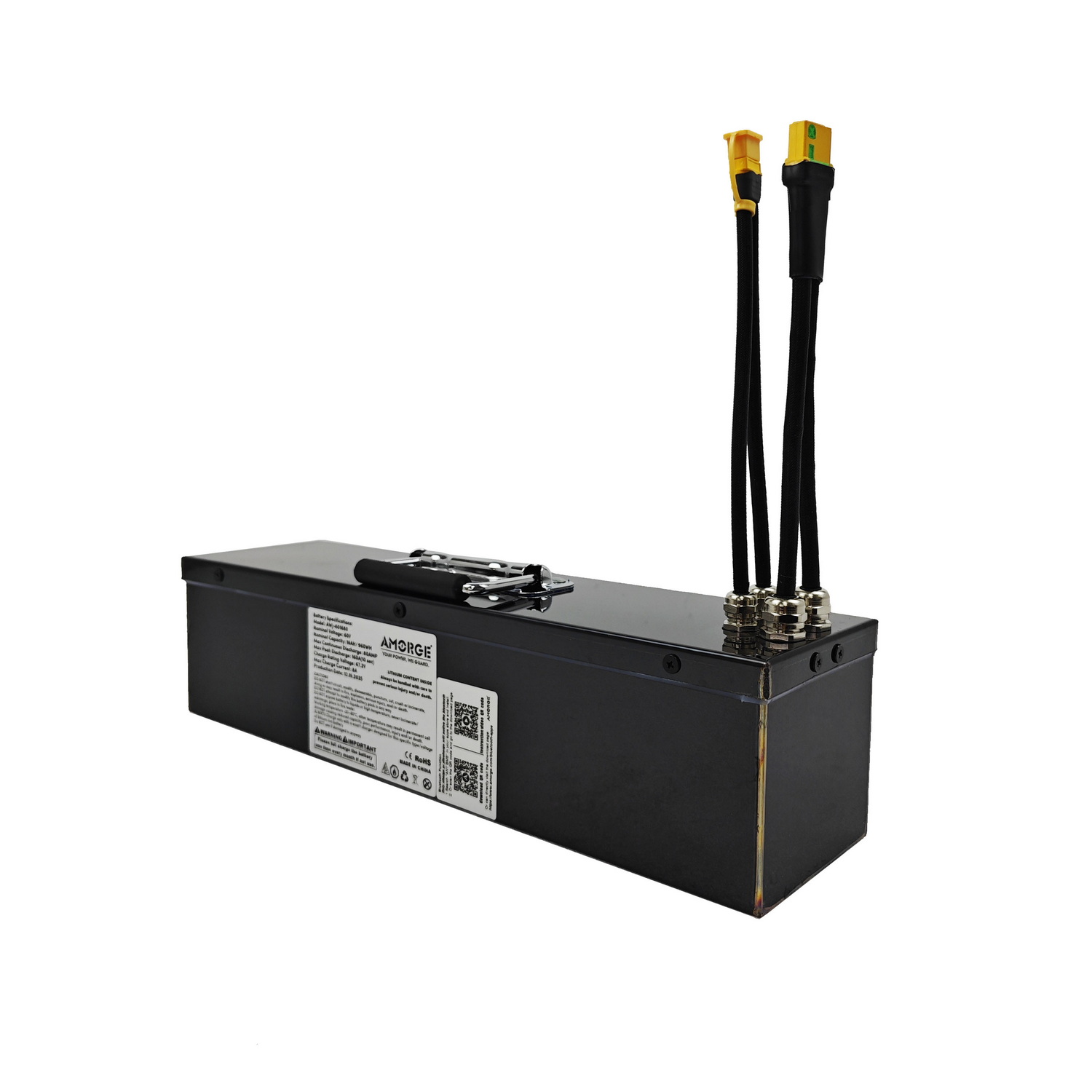 AMORGE 16S4P 20Ah 80A (Samsung 50S) for Crazy Cart