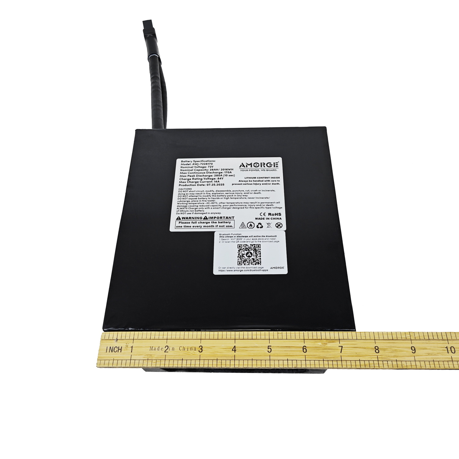 AMORGE 72V 20S7P 28Ah 280A (EVE 40PL) - Image 4