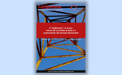 Formazione interdisciplinare a Lampedusa sulle nuove norme UE in materia di asilo e sul loro impatto sui principi democratici, con approfondimenti su migrazioni, libertà, controllo e diritti.