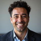 An architecture outsourcing professional from Lynx Professional Services, shown in a portrait, representing the company's commitment to being a flexible extension of your team, from concept to construction.