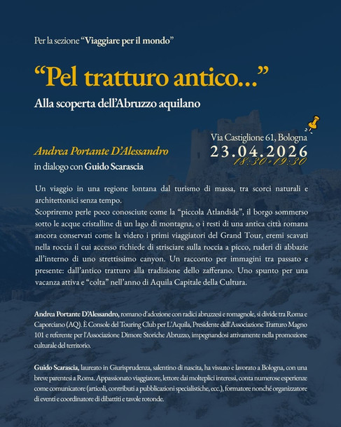 "Pel tratturo antico..."