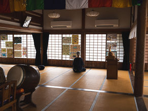 坐禅体験に来られました!