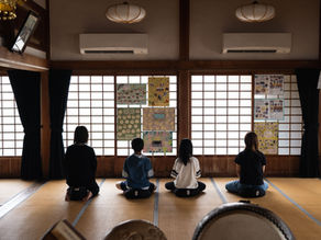 家族で坐禅体験!