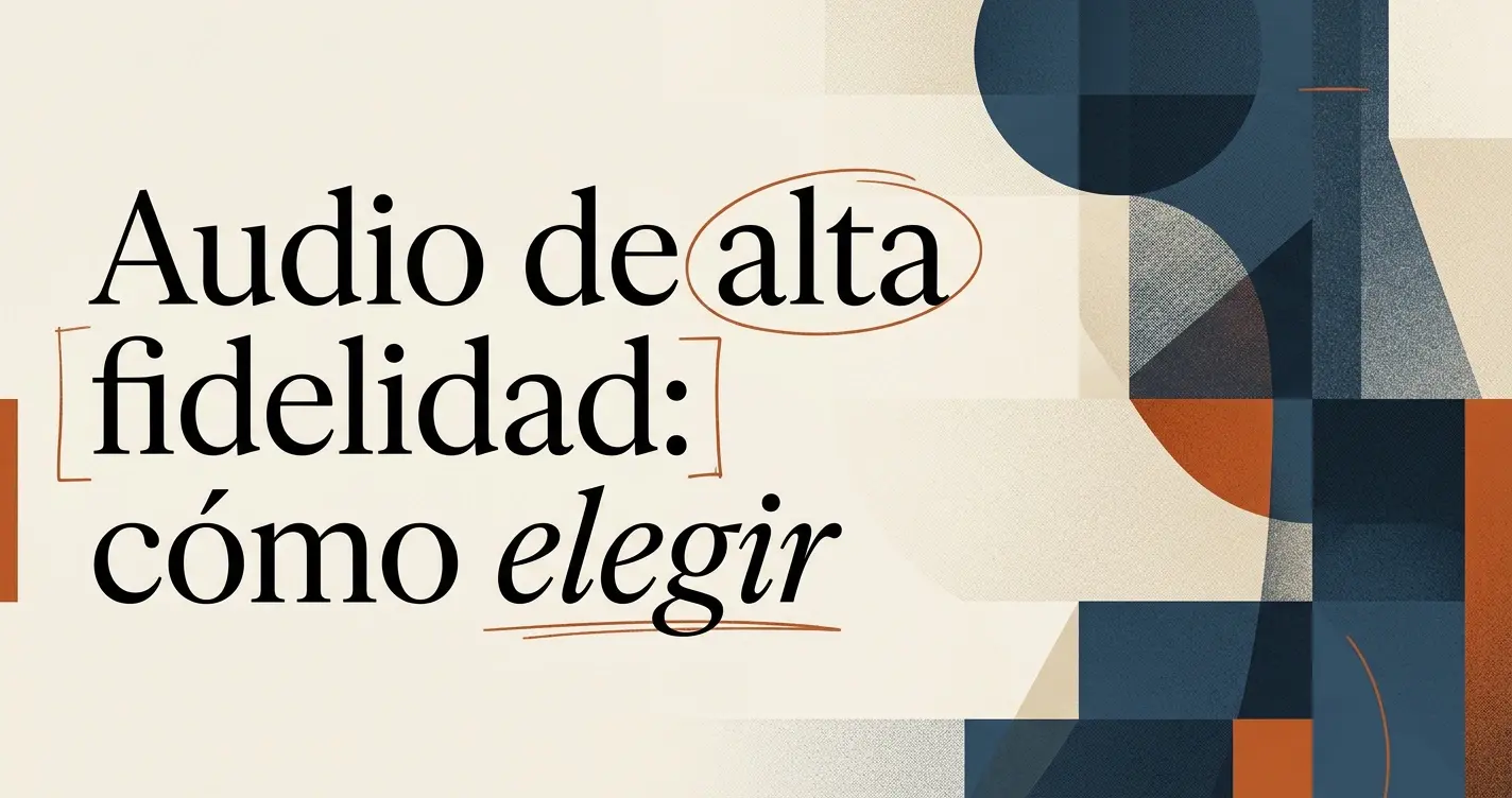 Sistemas de audio de alta fidelidad: cómo elegir