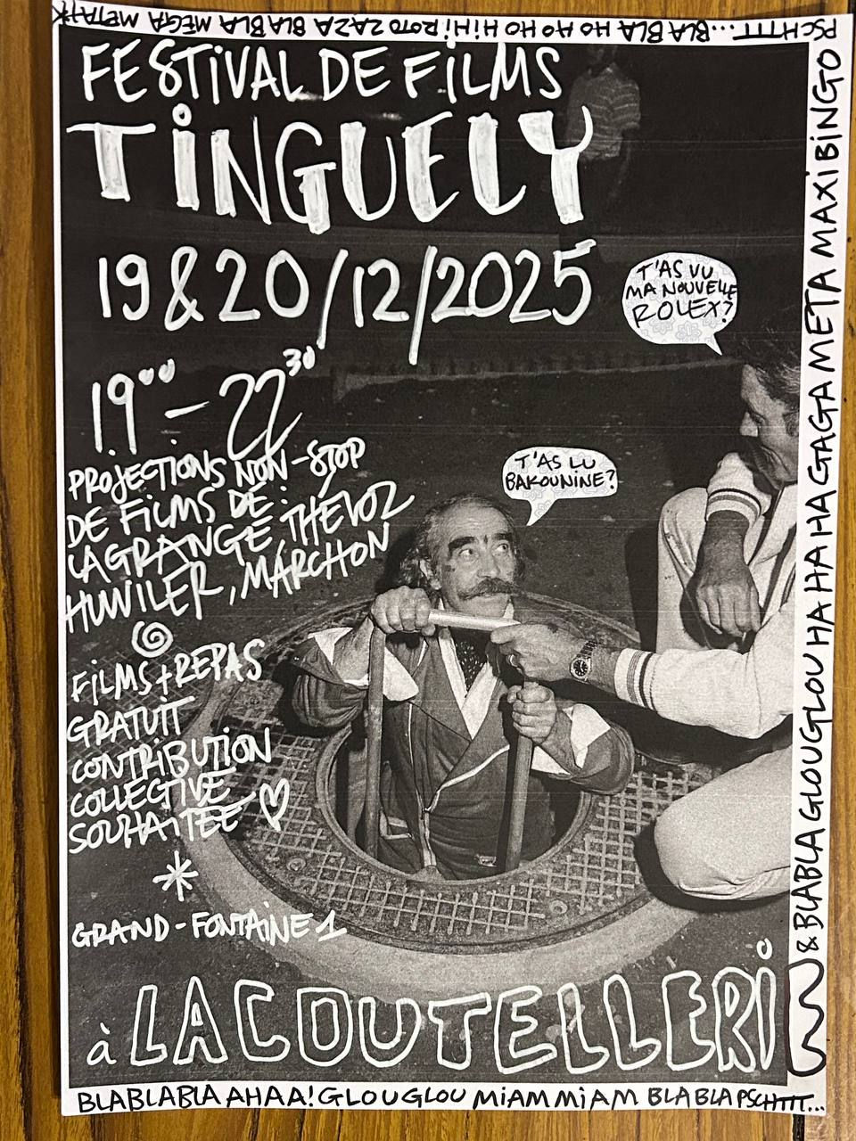 TINGUELY 100 DIEUX NI MAÎTRES FILM FESTIVAL