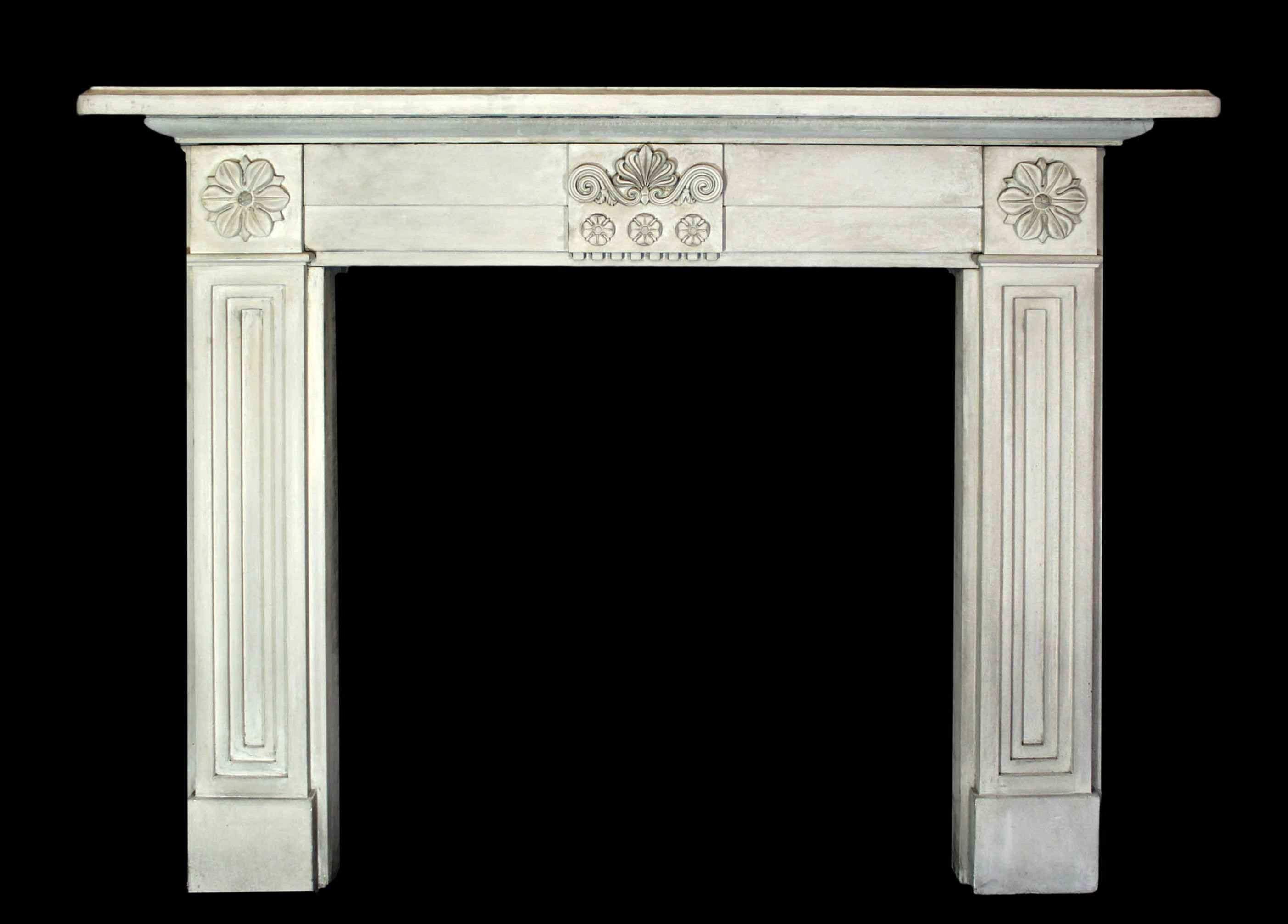 Magnificent Georgian Stone Fireplace