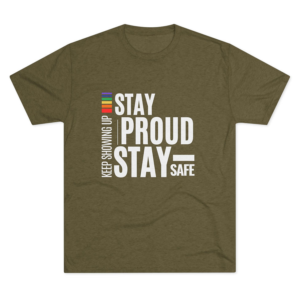 Thumbnail: Proud & Safe Rainbow Tee
