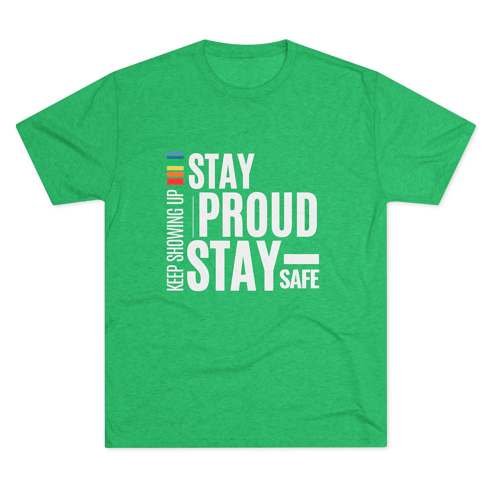 Thumbnail: Proud & Safe Rainbow Tee