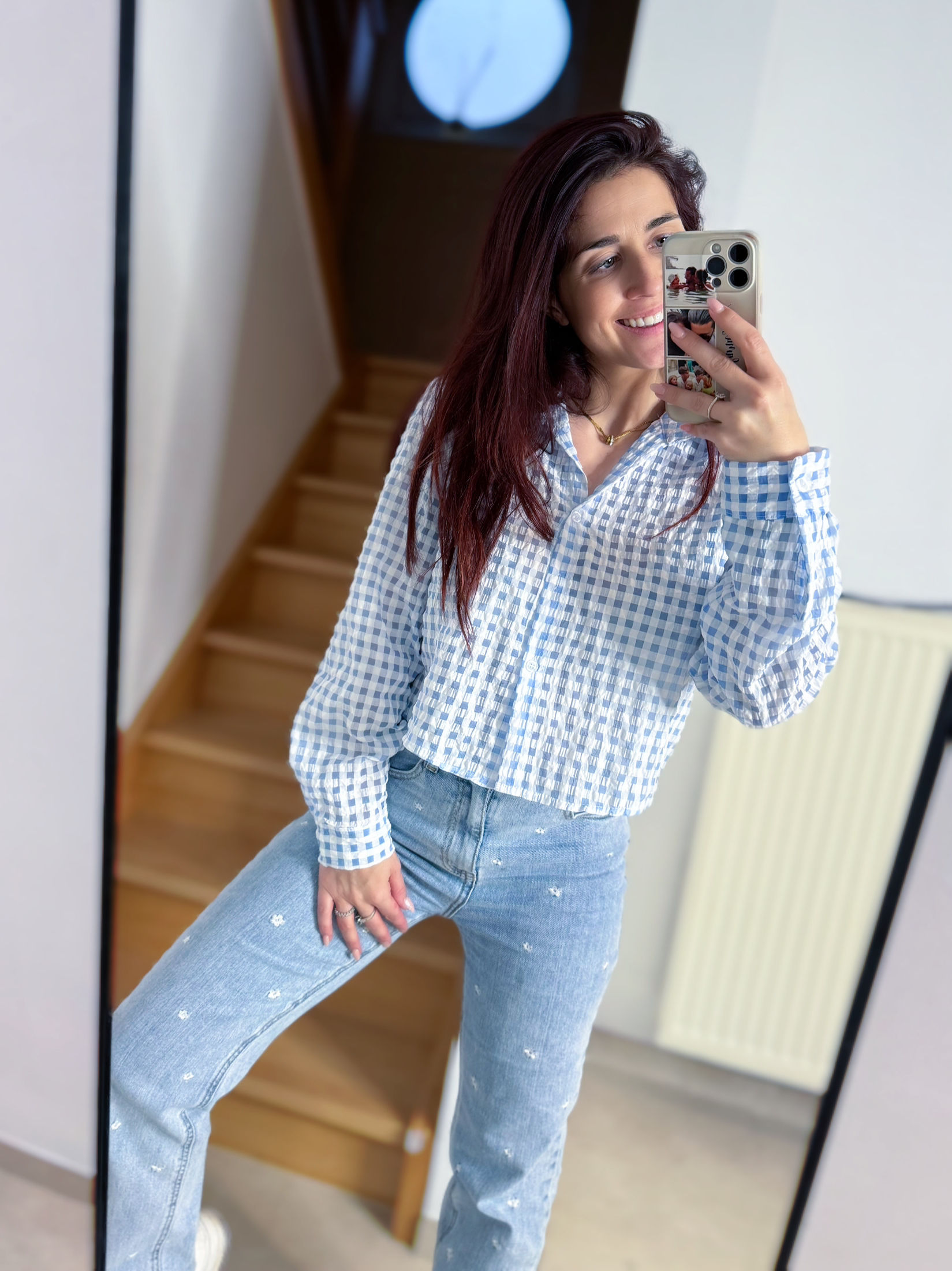 Chemise Alexandra bleue