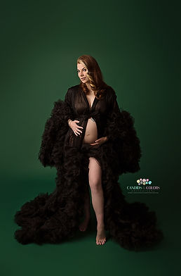 KH Couture Barbara Black Robe