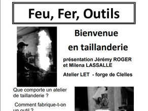 Conférence "Feu , fer , outils -Bienvenue en taillanderie à Clelles