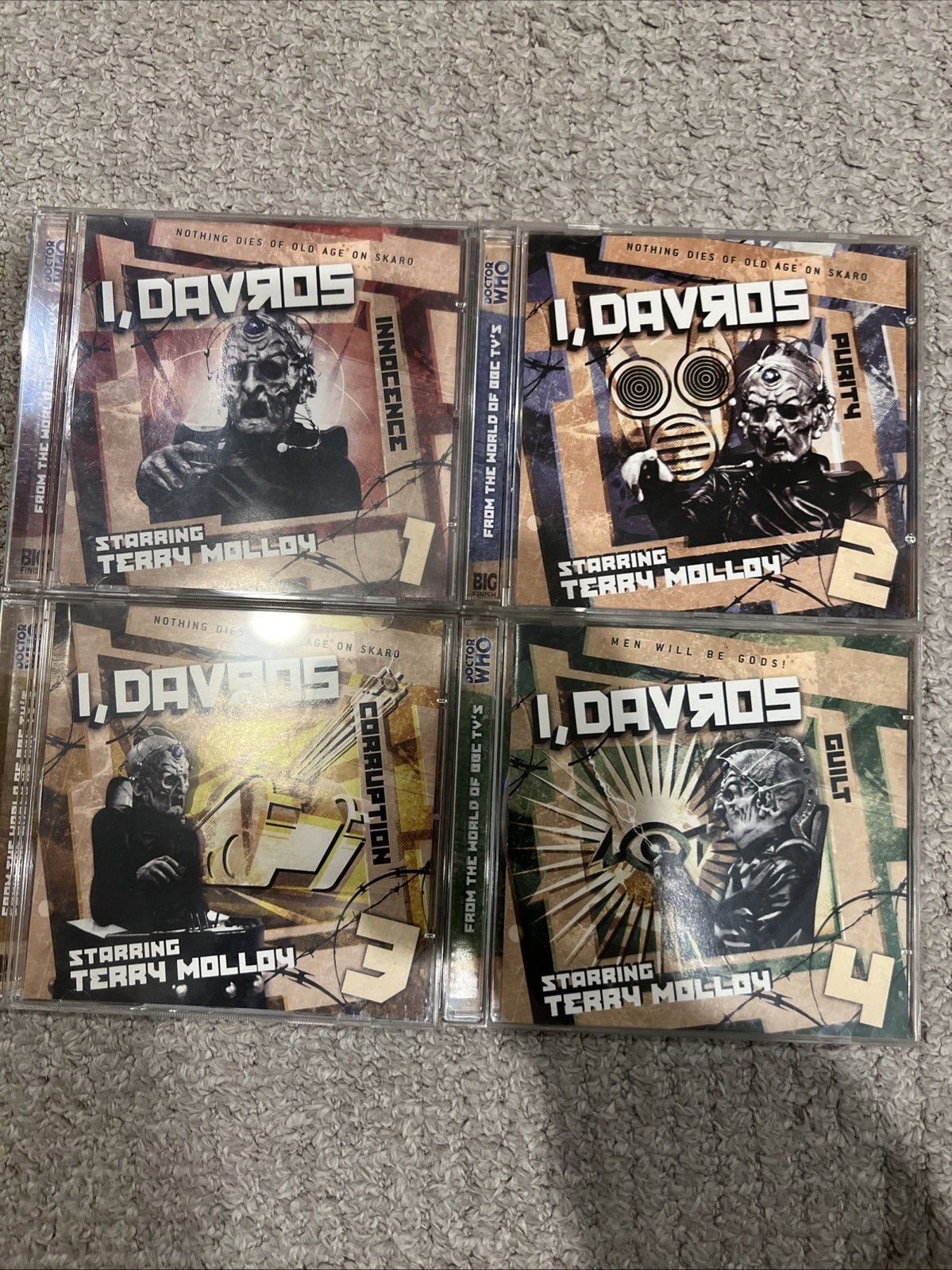 Doctor Who-I,Davros Parts 1.1-1.4..Big Finish Audio Book CD Set