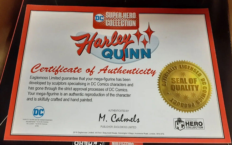Thumbnail: Eaglemoss DC Hero Collection Mega Harley Quinn