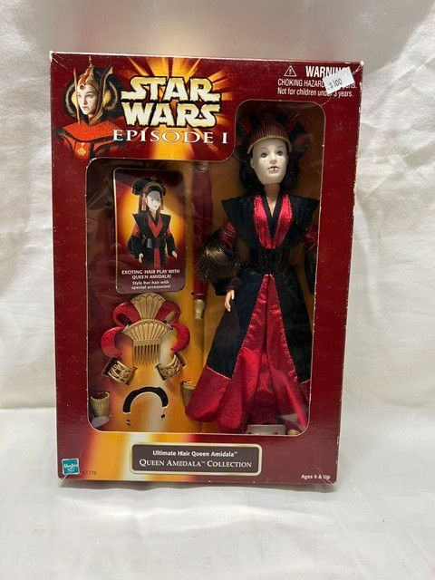 Star Wars Episode 1 Ultimate Hair Queen Amidala Figure
