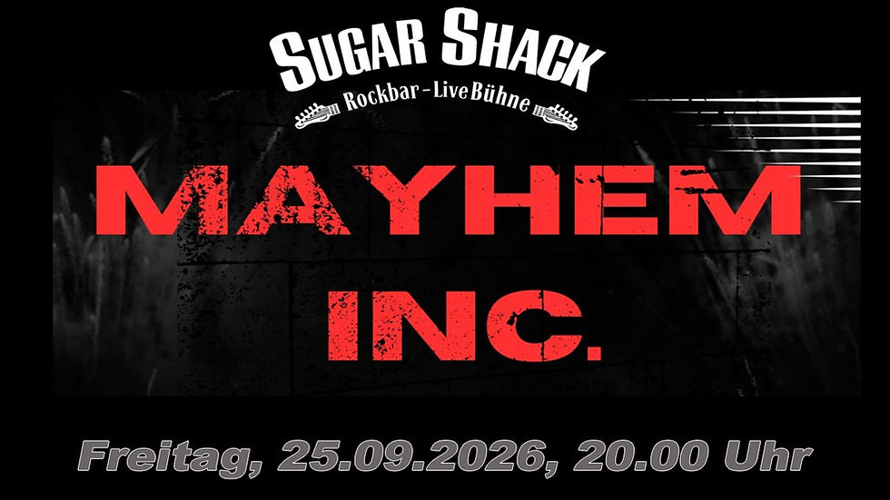 MAYHEM INC. LIVE 