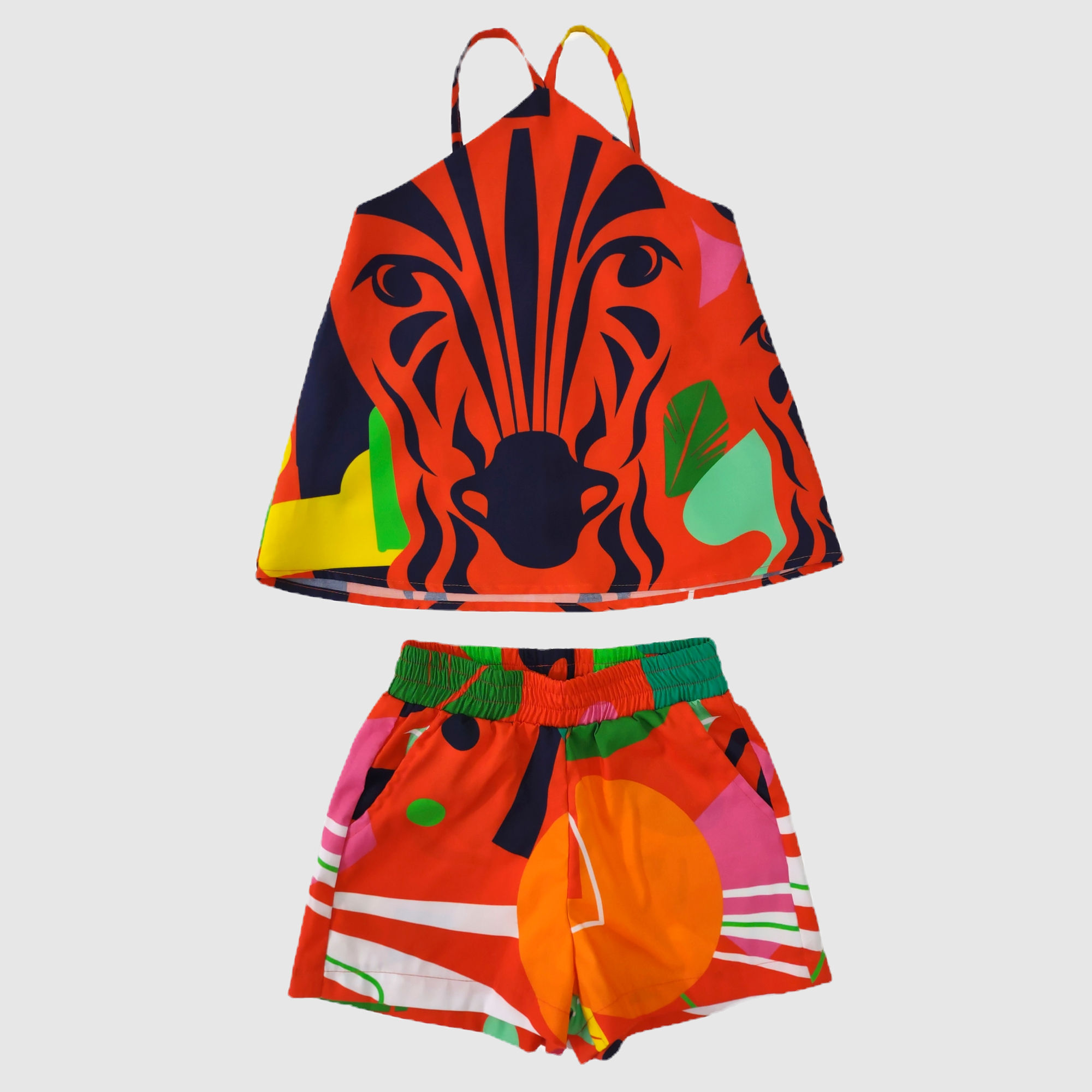 Conjunto Blusa e Short Unicórnio