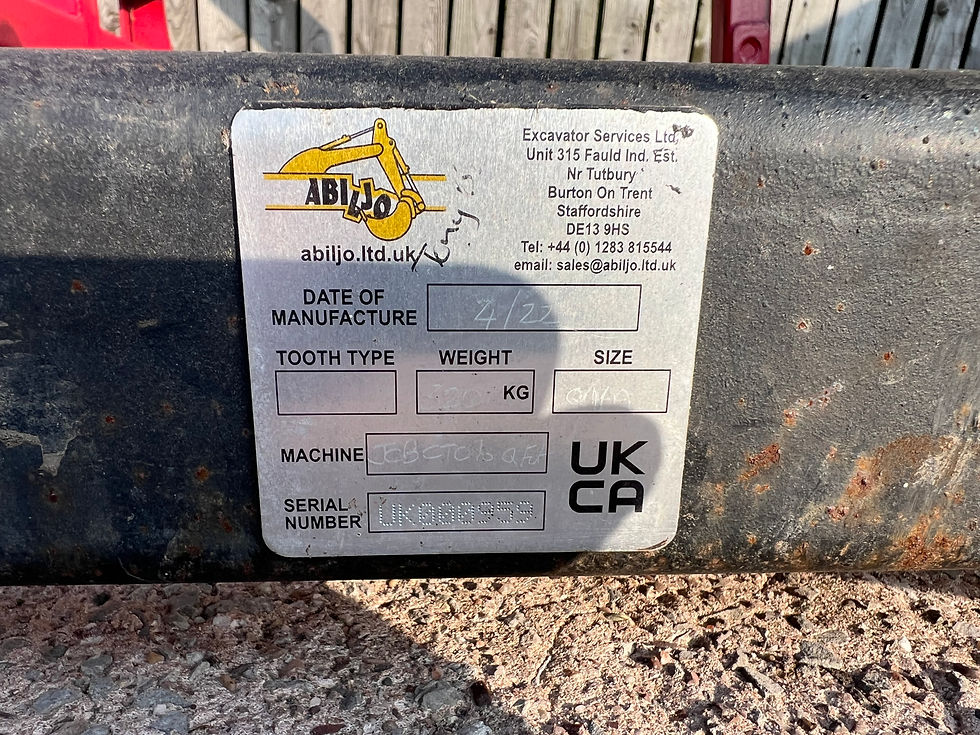 Thumbnail: JCB Compact Tool Carrier To JCB Q Fit Adapter Bale Spike