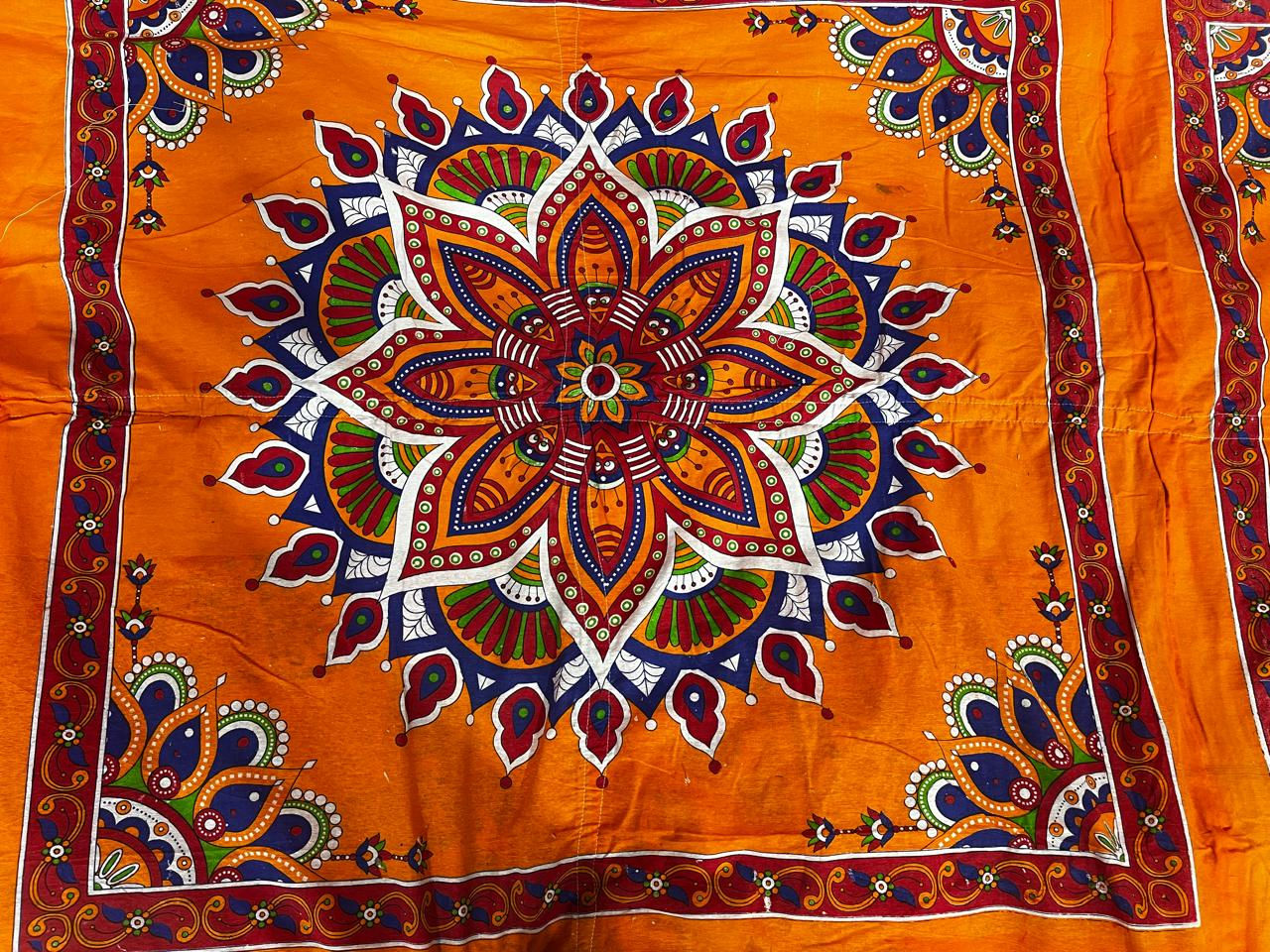 Cotton Print Orange