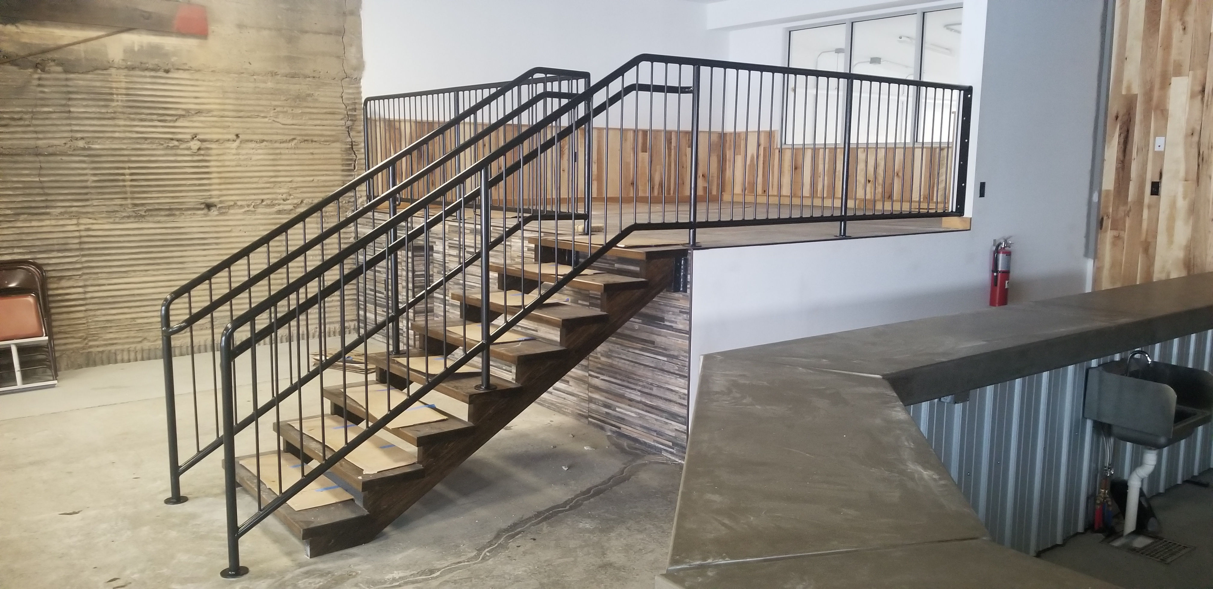 Guardrail with inside handrail price per foot starting at 