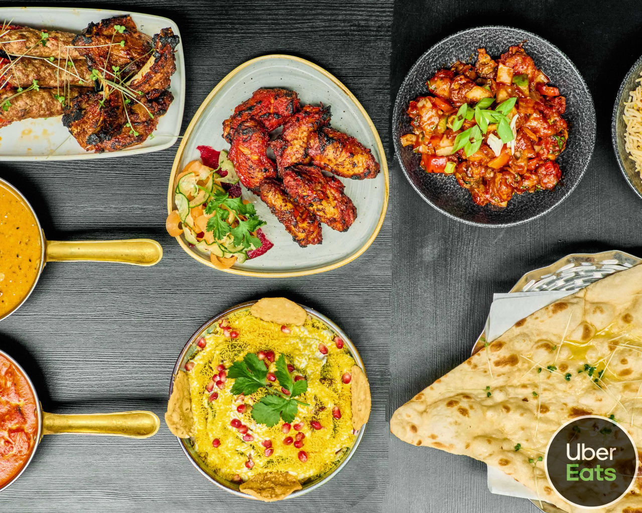 Arranged Food and Objects