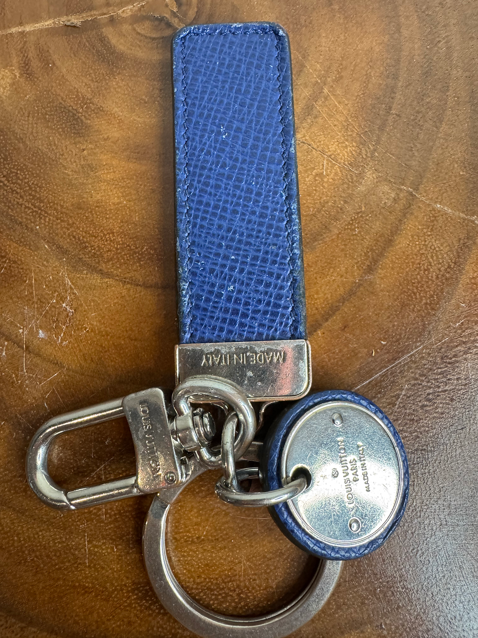 Thumbnail: LUIS VUITTON Neo LV Club Bag Charm and Key Holder in Cobalt Monogram Canvas.