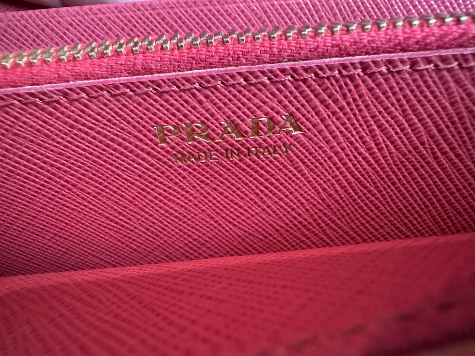 Thumbnail: Prada Saffiano Fiocco Bow Flap Wallet – Peony Pink (Peonia)
