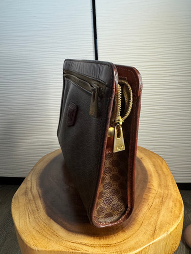 Authentic Vintage Celine Macadam Clutch | Luxury And Elegance