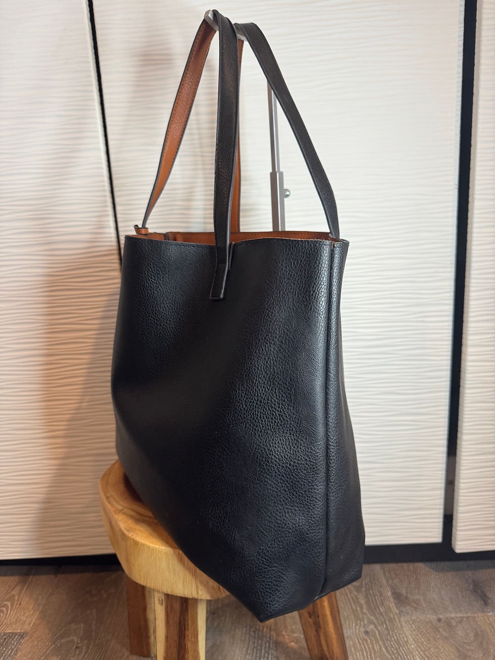 Thumbnail: Genuine Leather large Two Tone/Tote bags. Unbranded.