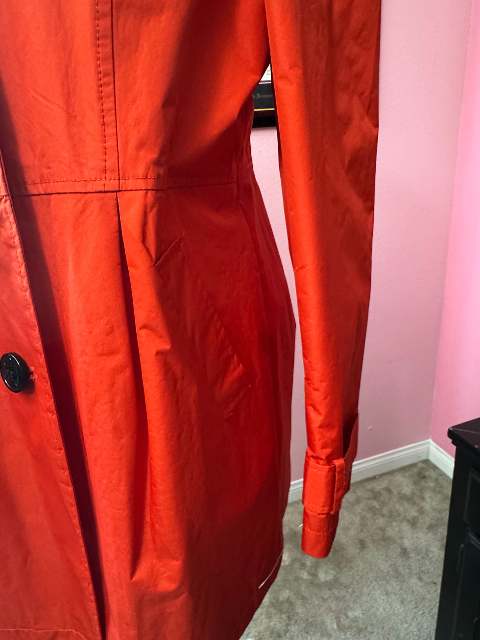 Thumbnail: Steve Madden Single Brest Trench Coat- Size L