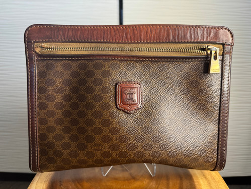 Authentic Vintage Celine Macadam Clutch | Luxury And Elegance
