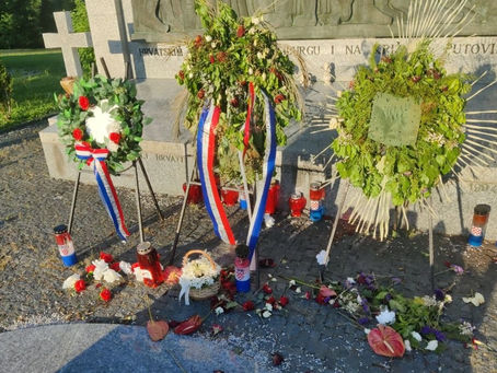 HKRV: strogo osuđujemo čin vandaliziranja mjesta obilježavanja Bleiburga i Križnih puteva na Mirogoju!